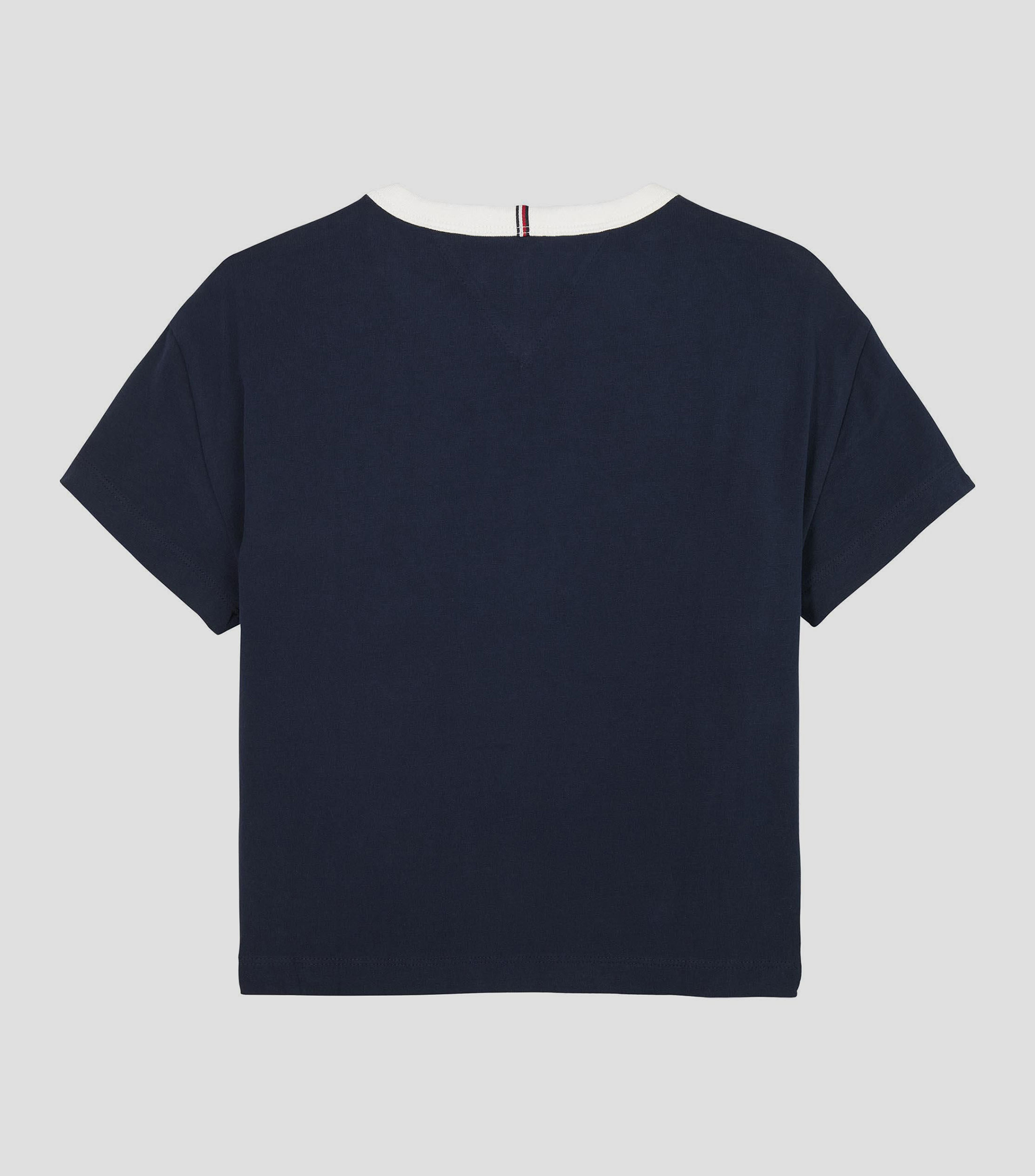 Playera estampada manga corta Niña